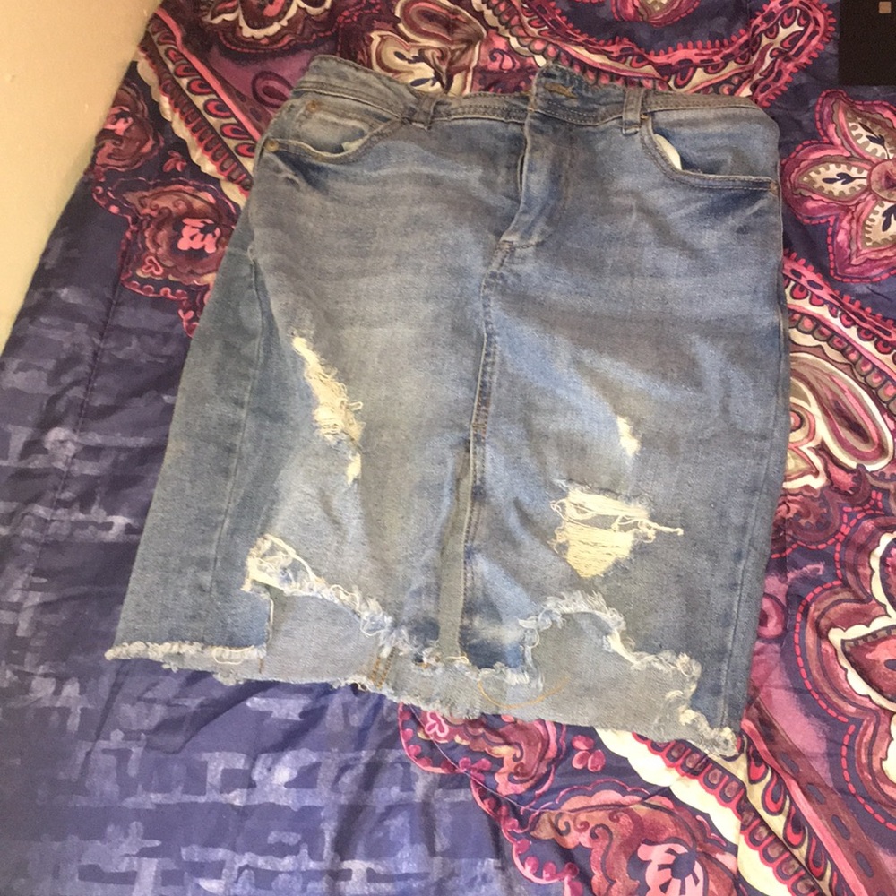Blue jean shirt